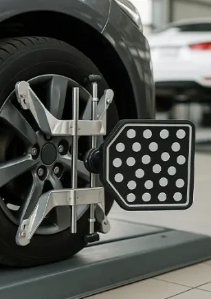 تنظیم زوایای چرخ