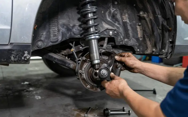 تاثیر خرابی بوش طبق بر فرمانپذیری و ایمنی خودرو